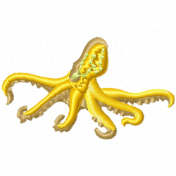 Octopus Embroidery Design 1